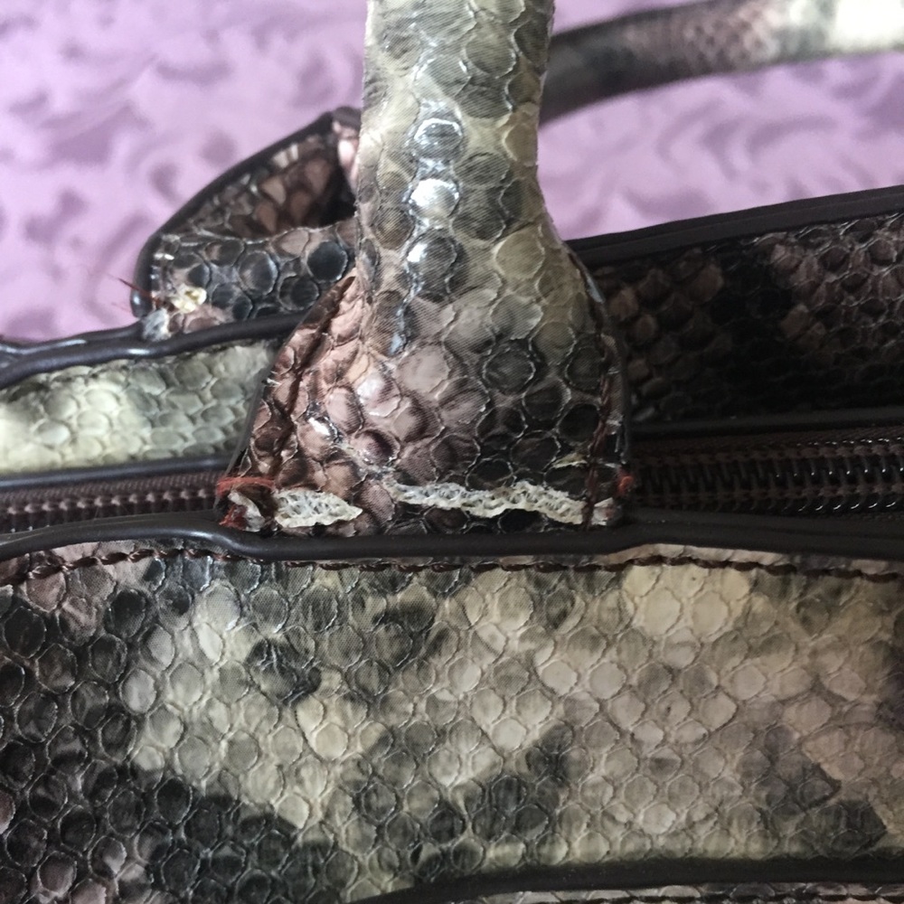 Python Print Structured Satchel Bag - Picture 5 of 9